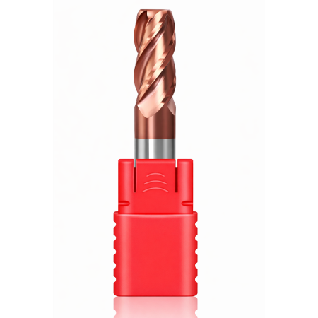 FREZ PROMIENIOWY TORUSOWY VHM fi 3 R0.5 mm 60 HRC 4F L50 ZAOKRĄGLONY