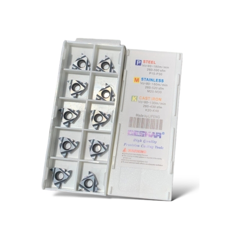 Płytki 16 IR AG 60 wkładki gwint wewnętrzny P M