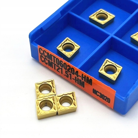 Płytki CCMT 060204-HM NC3020 stal wkładki nóż 06