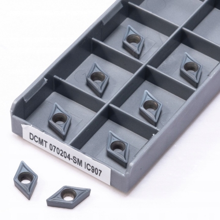 Płytki wieloostrzowe DCMT 070204 -SM IC907