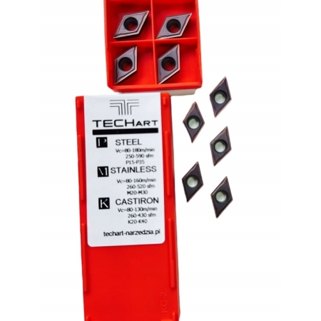 Płytki wieloostrzowe tokarskie DCMT11T304 MP MU25B