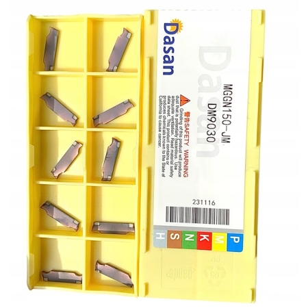 Płytki tokarskie MGGN150-JM DM9030 rowkowanie przecinanie noż tokarski