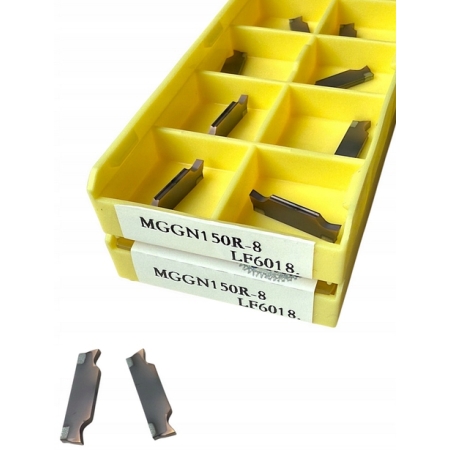 Płytki tokarskie MGGN150 R-8 LF6018 przecinaki PRAWE skośne do noża