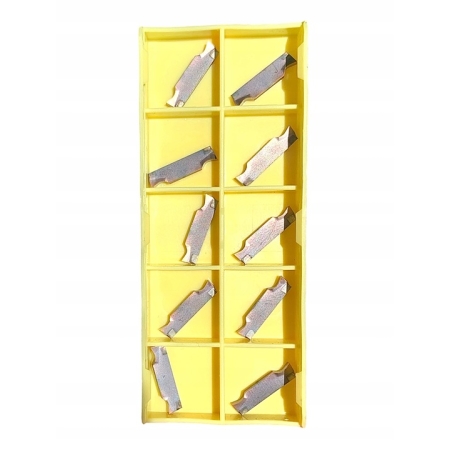 Płytki tokarskie MGGN250 R-8 przecinaki PRAWE skośne do noża