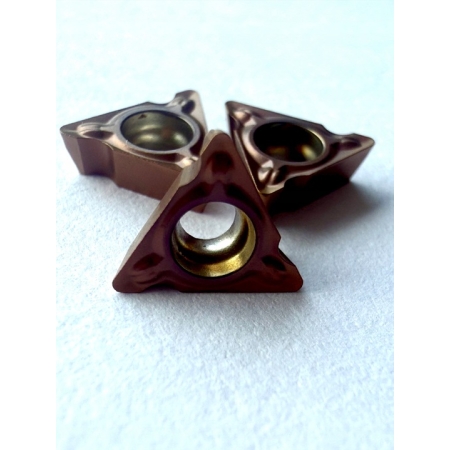 Płytki skrawające, wieloostrzowe TPMT080204-R2,0 DMZ25- tokarskie, węglik