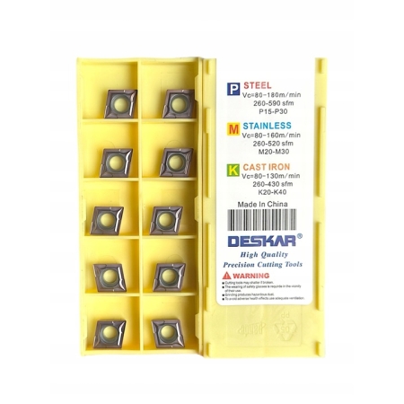 Płytki wieloostrzowe CCMT09T304 LF6018