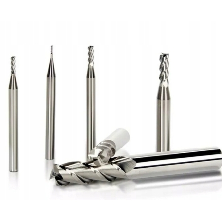 FREZ do aluminium fi 8 WĘGLIKOWY 50 HRC 3F L60