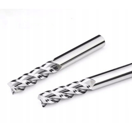 FREZ do aluminium fi 8 WĘGLIKOWY 50 HRC 3F L60