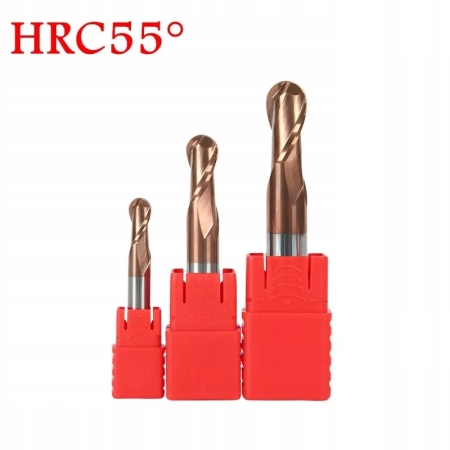 Frez VHM węglik kula KULISTY fi 1.5 mm R0.75 55HRC