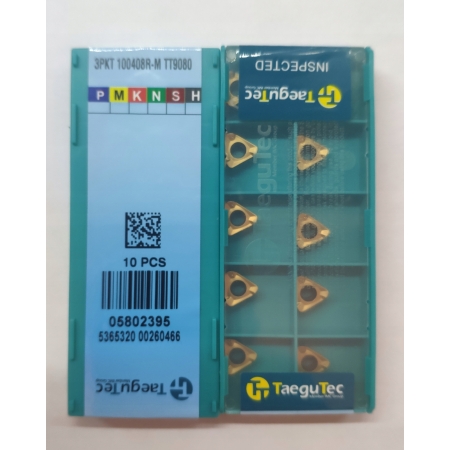 Płytki wieloostrzowe 3PKT 100408R-M TT 9080 FV