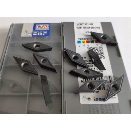 Płytki wieloostrzowe VCMT 160404 SM IC 908 FV