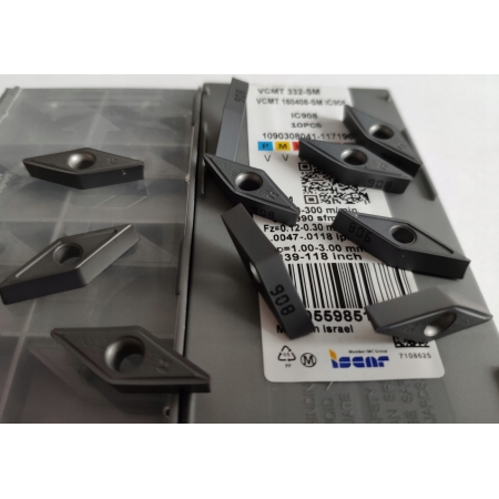 Płytki wieloostrzowe VCMT 160408 SM IC 908 FV
