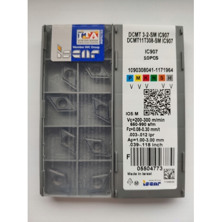 Płytki wieloostrzowe DCMT 11T308 -SM IC907