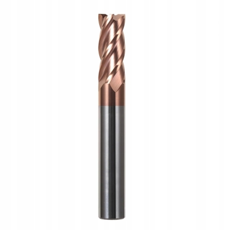 FREZ PALCOWY VHM fi 10 mm WĘGLIKOWY 55 HRC 4F L75