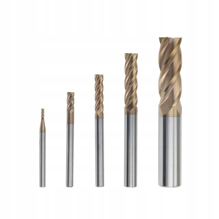 FREZ PALCOWY VHM fi 10 mm WĘGLIKOWY 55 HRC 4F L75