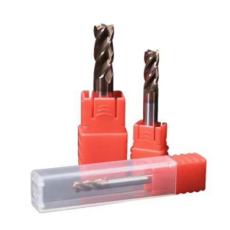 FREZ PALCOWY VHM fi 10 mm WĘGLIKOWY 55 HRC 4F L75