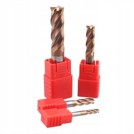 FREZ PALCOWY VHM fi 10 mm WĘGLIKOWY 55 HRC 4F L75